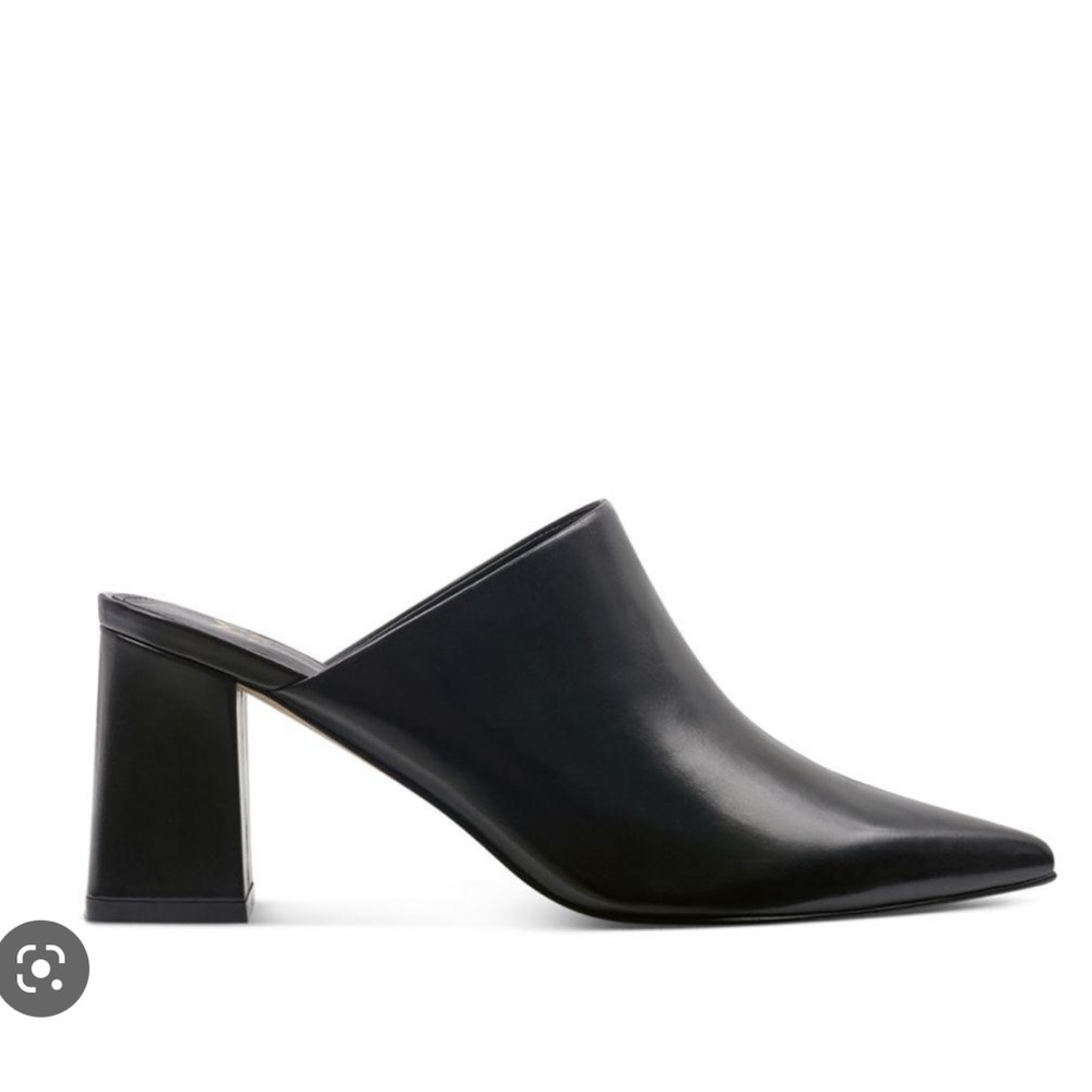 Marc Fisher LTD - Zivon Leather Pointed Toe Heel Mules
